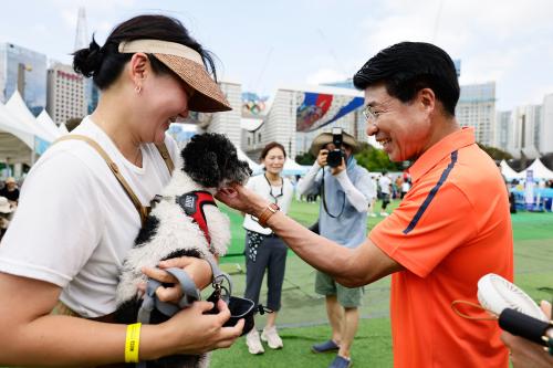 「2024 송파구 하하호호 올림픽 반려견 물놀이장」개장 의 이미지